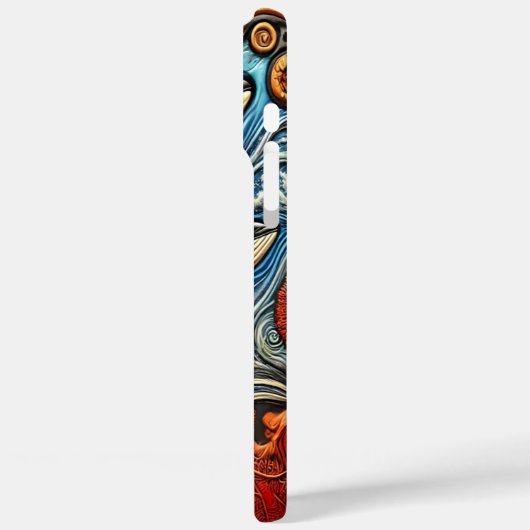 海バレエ:クジラと波 Case-Mate iPhoneケース (裏面 / 左)