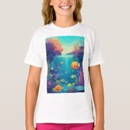 「海バレエ：動いている魚」 Tシャツ