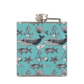 海パターンすべて フラスク (裏面)