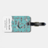 海パターンすべて ラゲッジタグ (裏面横)