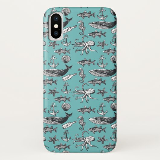 海パターンすべて Case-Mate iPhoneケース (裏面)