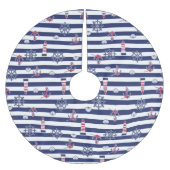 海パターンによって ブラッシュドポリエステルツリースカート (正面)