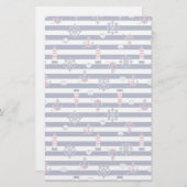 海パターンによって 便箋 (正面/裏面)