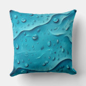 海パターンのドロップ クッション (裏面)