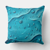 海パターンのドロップ クッション (正面)