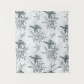 海パターンのヒトデ タペストリー (正面)