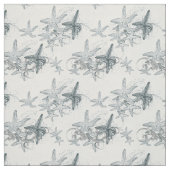 海パターンのヒトデ ファブリック (見本)