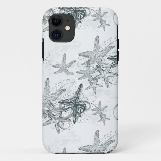 海パターンのヒトデ Case-Mate iPhoneケース (裏面)
