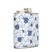 海パターンのヨット フラスク (右)