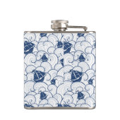 海パターンのヨット フラスク (裏面)