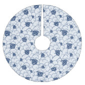 海パターンのヨット ブラッシュドポリエステルツリースカート (正面)