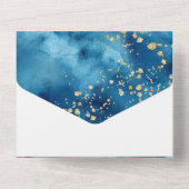 海パターン結婚式招待状 オールインワン招待状 (裏面)