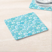 海パターン スクエアペーパーコースター (アングル)