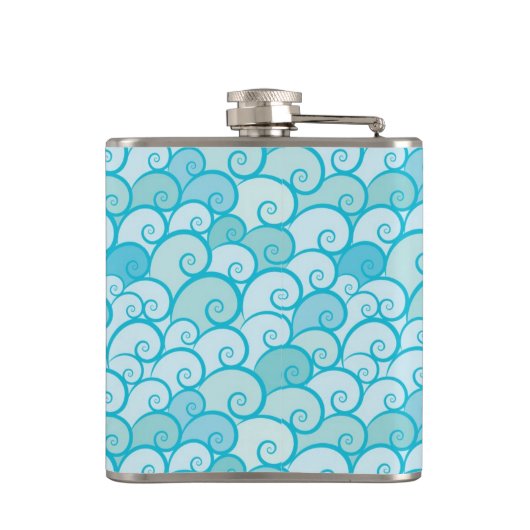 海パターン フラスク (裏面)