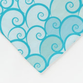 海パターン フリースブランケット (角)