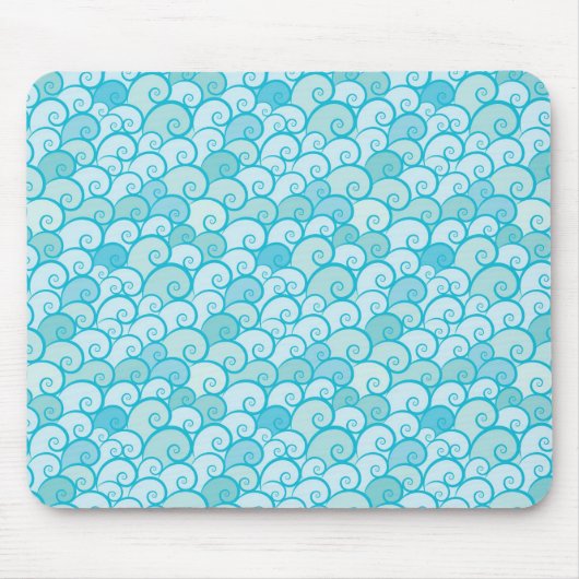 海パターン マウスパッド (正面)