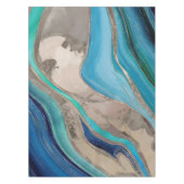 海パレットとトープ大理石 テーブルクロス (正面)