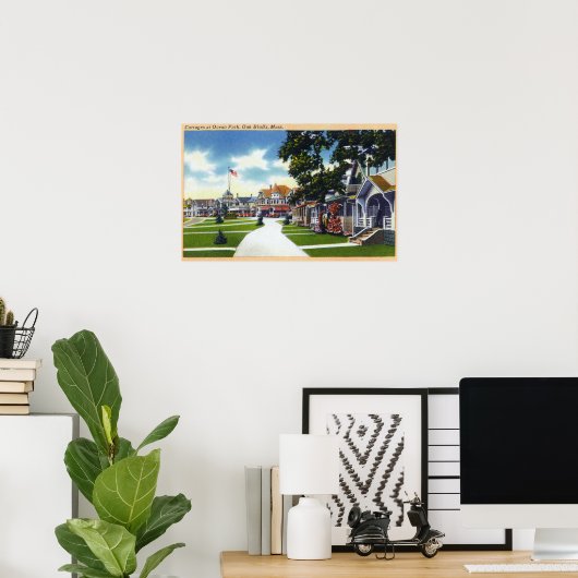 海パークコテージシーン ポスター (ホームオフィス)