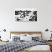 海パーク、WA -ビーチのビュー、旧車 キャンバスプリント (インサイチュ (寝室))