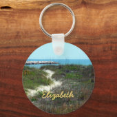 海パーソナライズされたで キーホルダー (正面)