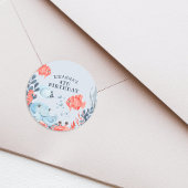 海パーソナライズされたの下の子供たち ラウンドシール