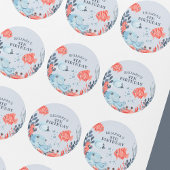 海パーソナライズされたの下の子供たち ラウンドシール