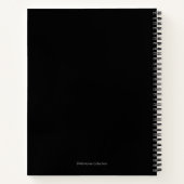 海パーソナライズされたビーチシーズザデイ ノートブック (裏面)