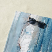 海パーソナライズされたビーチバケーションシーン ビーチタオル (インサイチュ)