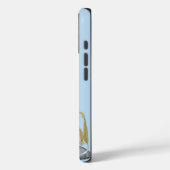 海パーソナライズされた亀の青の下で Case-Mate iPhoneケース (裏面 / 左)