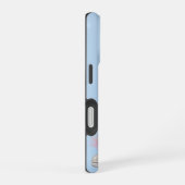 海パーソナライズされた亀の青の下で iPhone 16ケース (右側面)