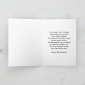 海パーソナライズされた写真90誕生日 カード (内部)