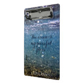 海パーソナライズされた水中ミニクリップボード ミニクリップボード (アングル2)