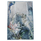 海パーソナライズされた沿岸の ミディアムペーパーバッグ (裏面)