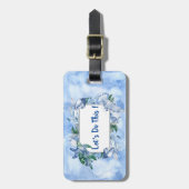 海パーソナライズされた生荷物 ラゲッジタグ (正面縦)