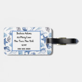 海パーソナライズされた生荷物 ラゲッジタグ (裏面横)