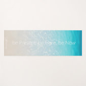 海パーソナライズされた砂の水 ヨガマット (正面(横))