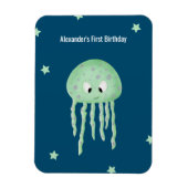 海パーソナライズされた第一誕生日の恩恵を受けて マグネット (縦)