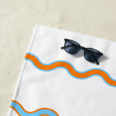 海パーソナライズされた辺の静寂:アザラシの休暇 ビーチタオル (インサイチュ)