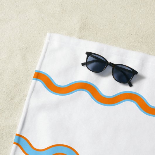 海パーソナライズされた辺の静寂：アザラシの休暇 ビーチタオル (インサイチュ)