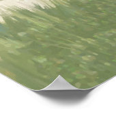 海パーソナライズされた面 ポスター (角)