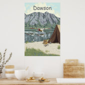 海パーソナライズされた面 ポスター (キッチン)