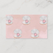 海パールガール赤ちゃんシャワーブックベビーカード エンクロージャーカード (裏面)