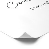 海パールザシーベビーシャワーウェルカム ポスター (角)