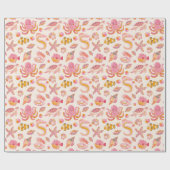 海パールシークリーチャー誕生日ベビーシャワー ラッピングペーパー (フラット)