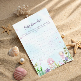 海パールネームレースゲーム