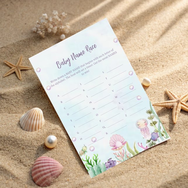 海パールネームレースゲーム (クリエイターアップロード済み)