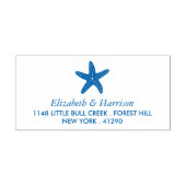 海ヒトデビーチ差出人住所 セルフインキングスタンプ (デザイン)