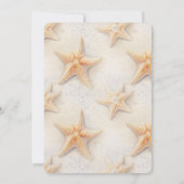 海ヒトデビーチ結婚式 招待状 (裏面)