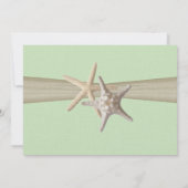 海ヒトデブライダルシャワー 招待状 (裏面)