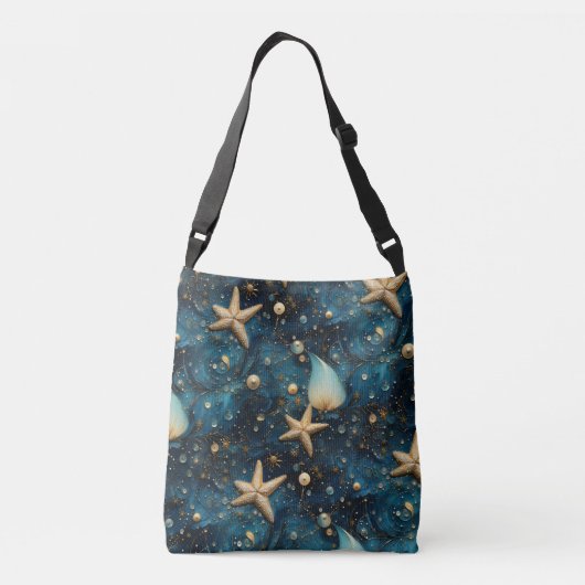 海ヒトデ模様クロス体バッグ クロスボディバッグ (裏面)